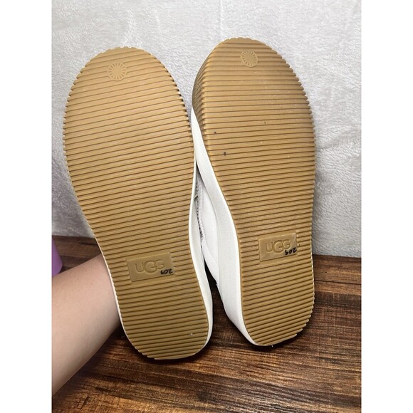 UGG Ez Duzzit Mule Suede Sneakers Women’s 12 Suede Platform White Preppy - Picture 6 of 10